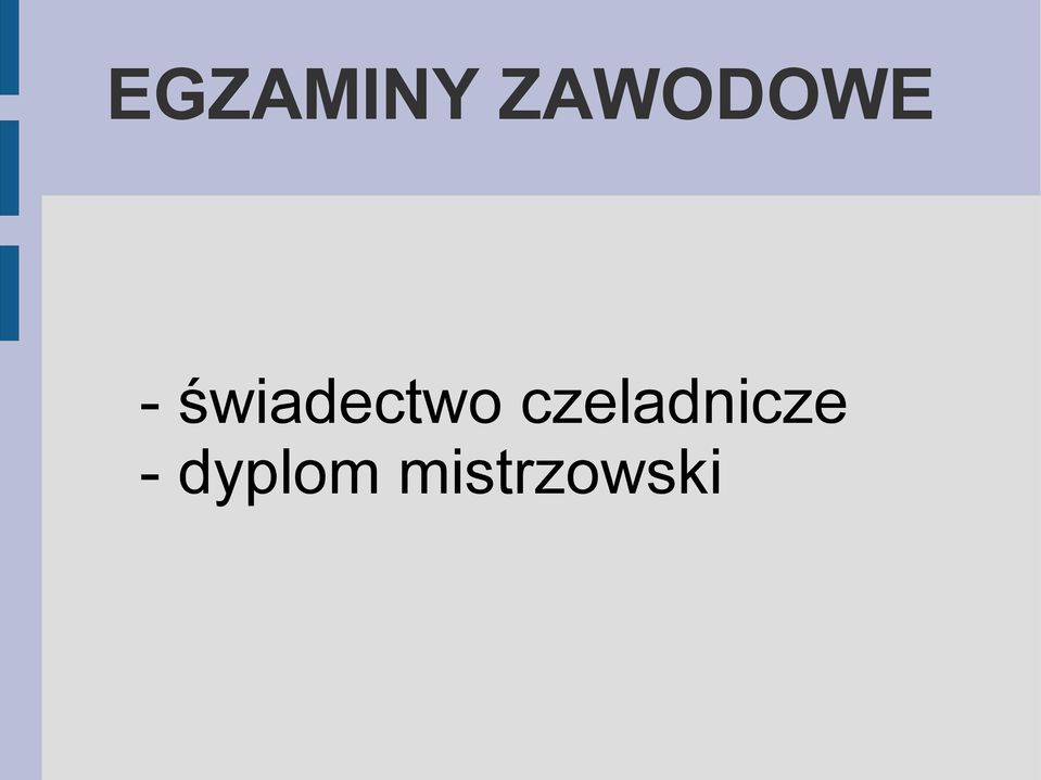 świadectwo