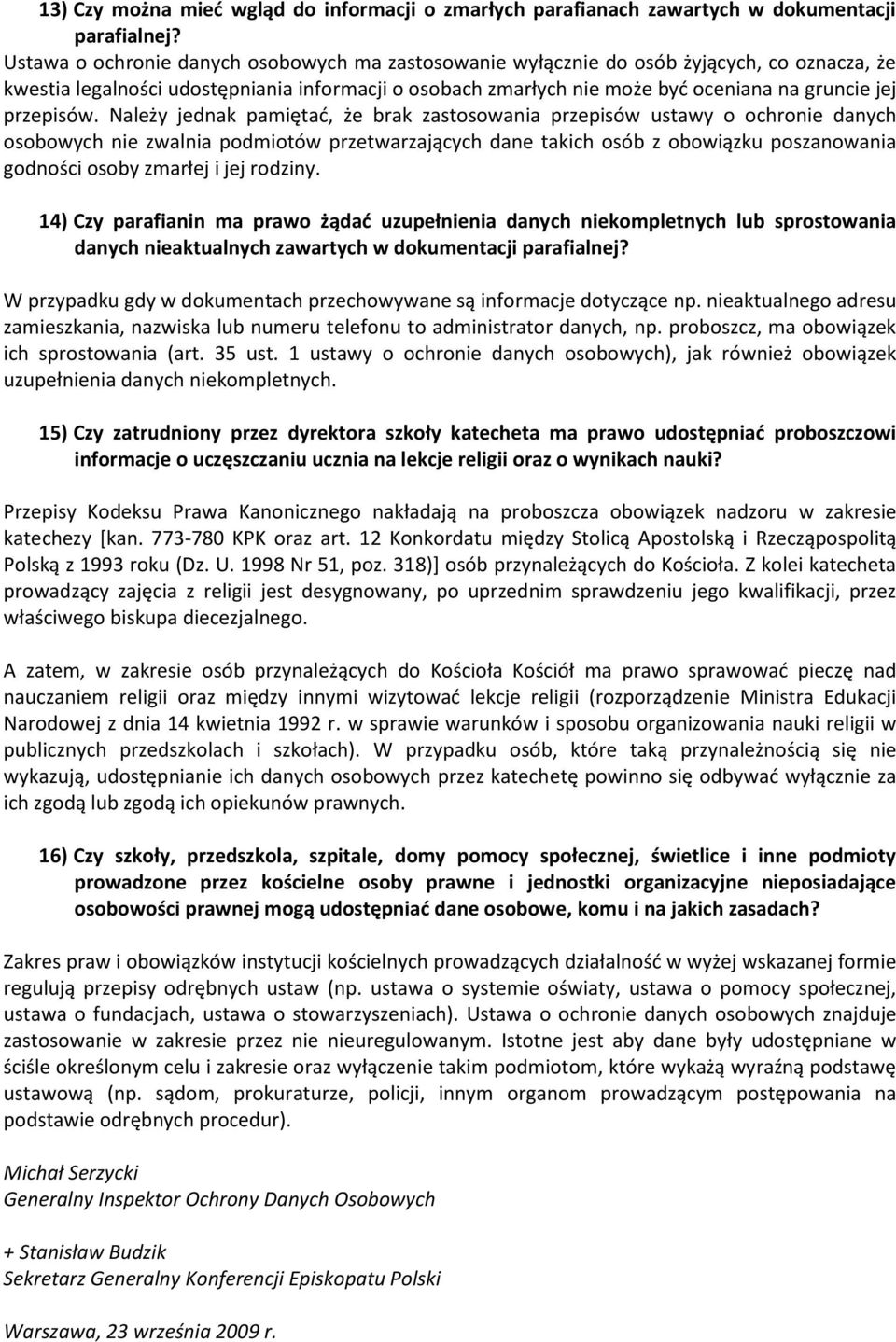 przepisów.