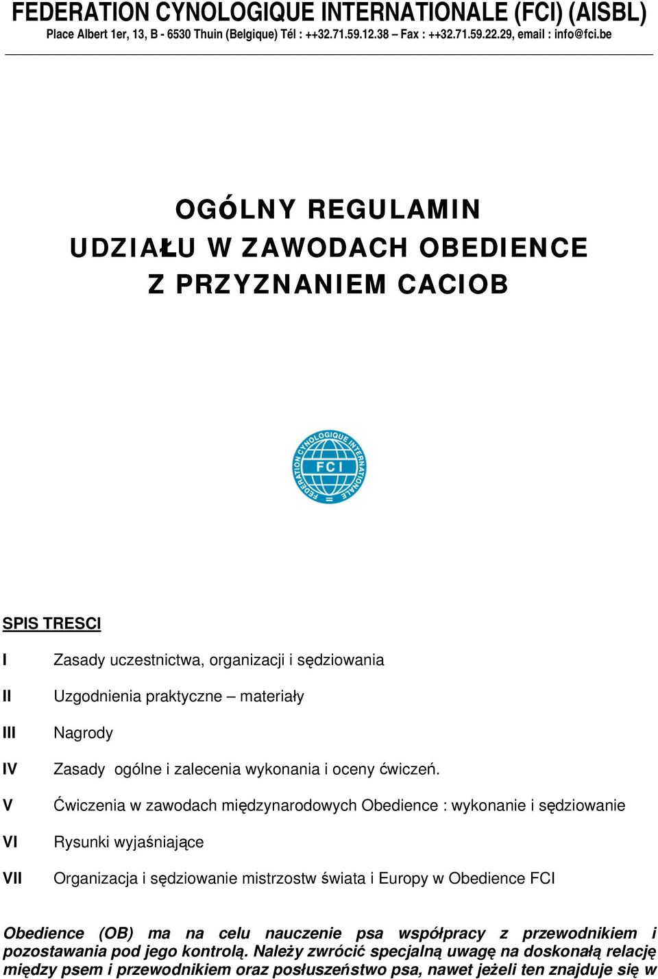 ogólne i zalecenia wykonania i oceny ćwiczeń.