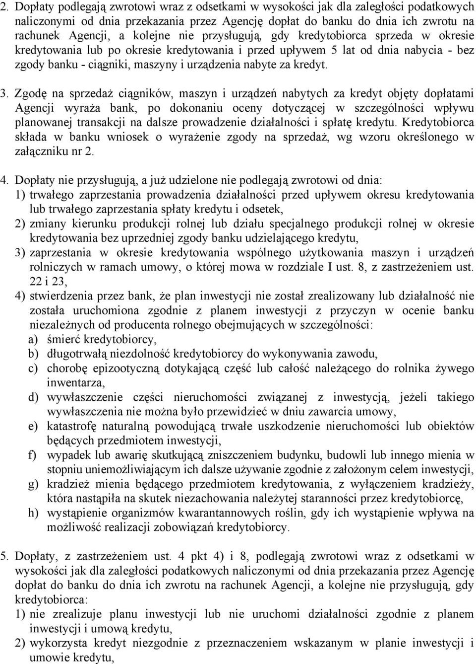 za kredyt. 3.
