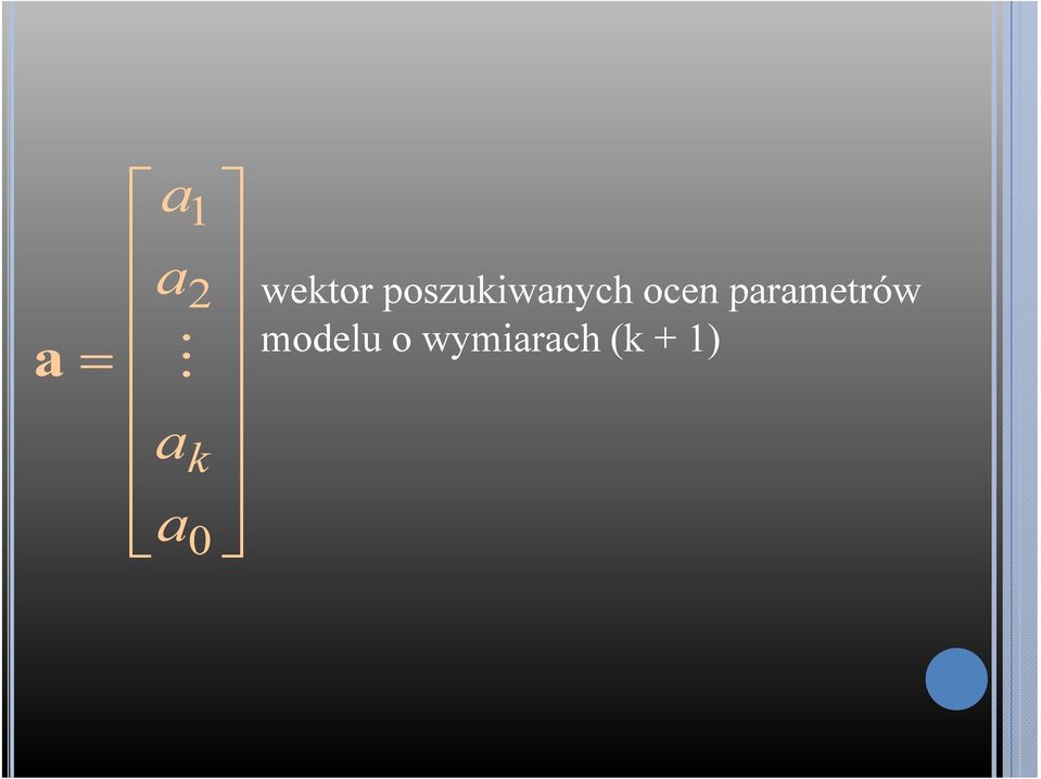 ocen prmetrów