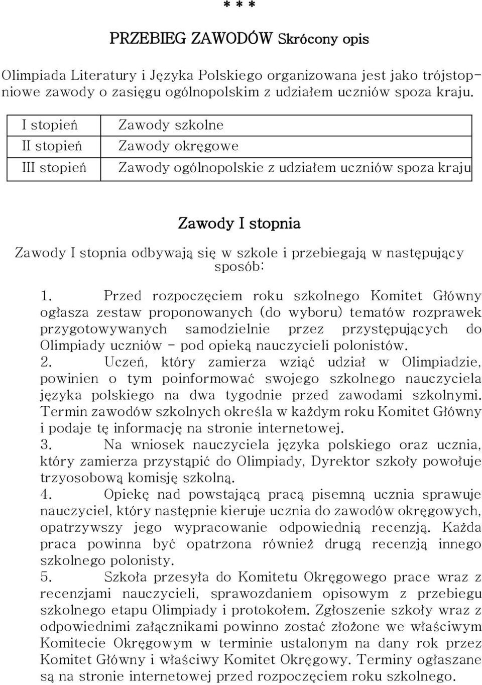 sposób: 1.