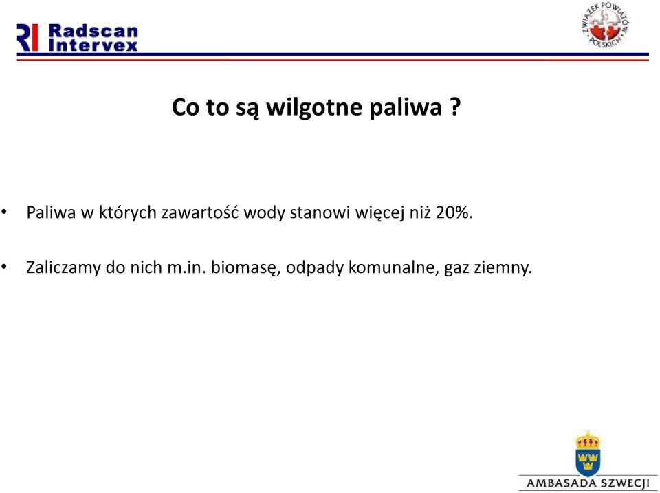 stanowi więcej niż 20%.