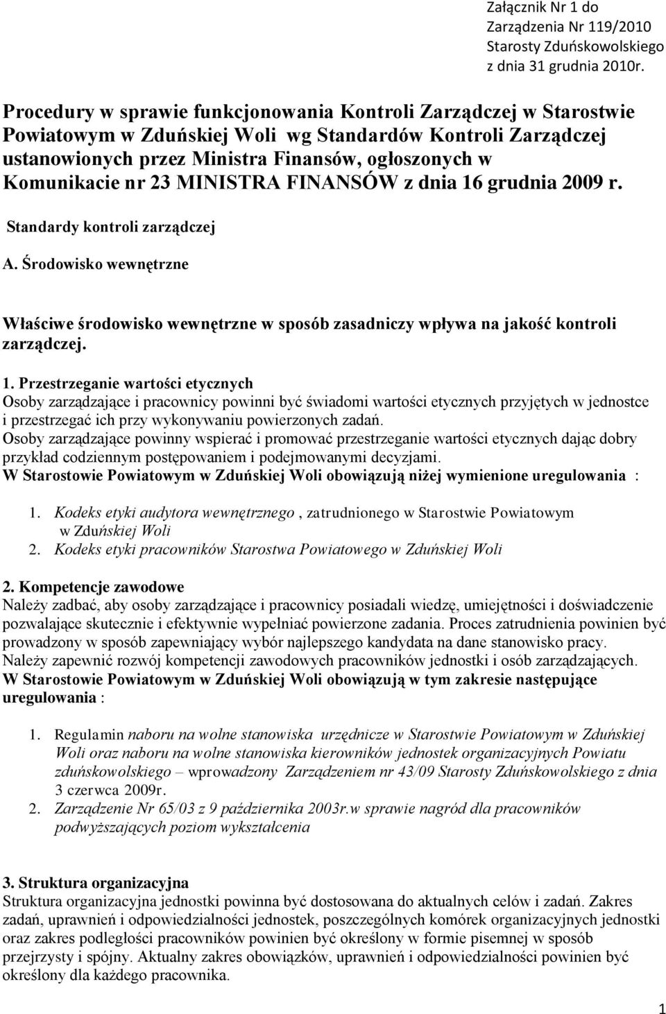 23 MINISTRA FINANSÓW z dnia 16