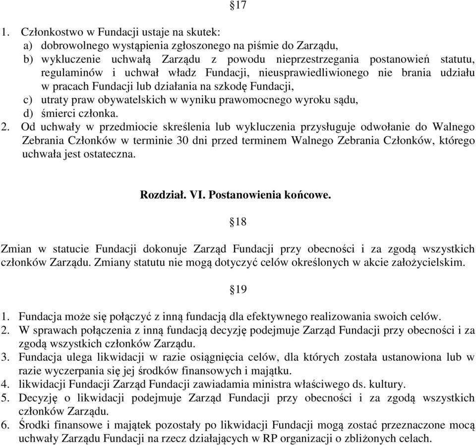 członka. 2.
