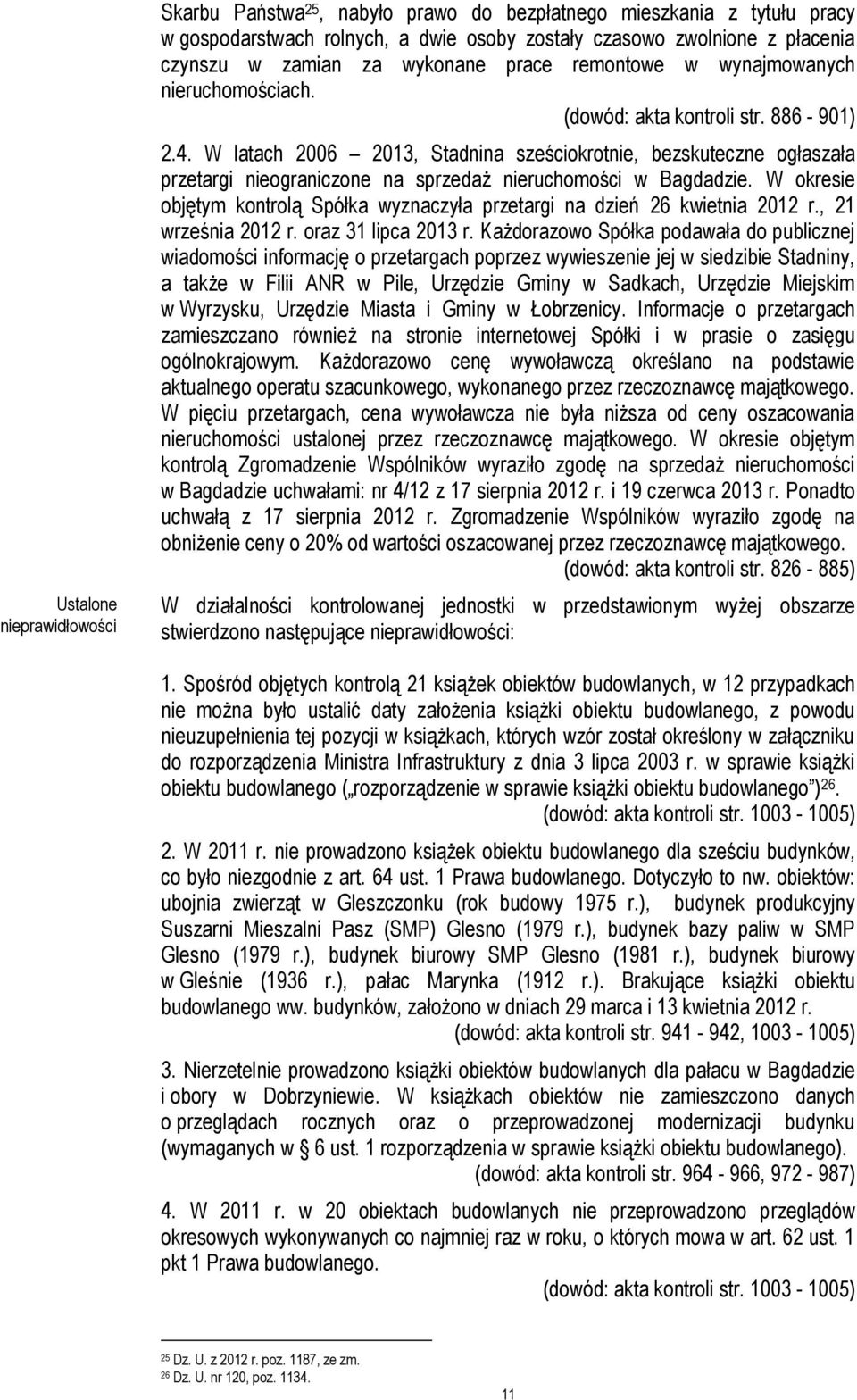 W latach 2006 2013, Stadnina sześciokrotnie, bezskuteczne ogłaszała przetargi nieograniczone na sprzedaż nieruchomości w Bagdadzie.
