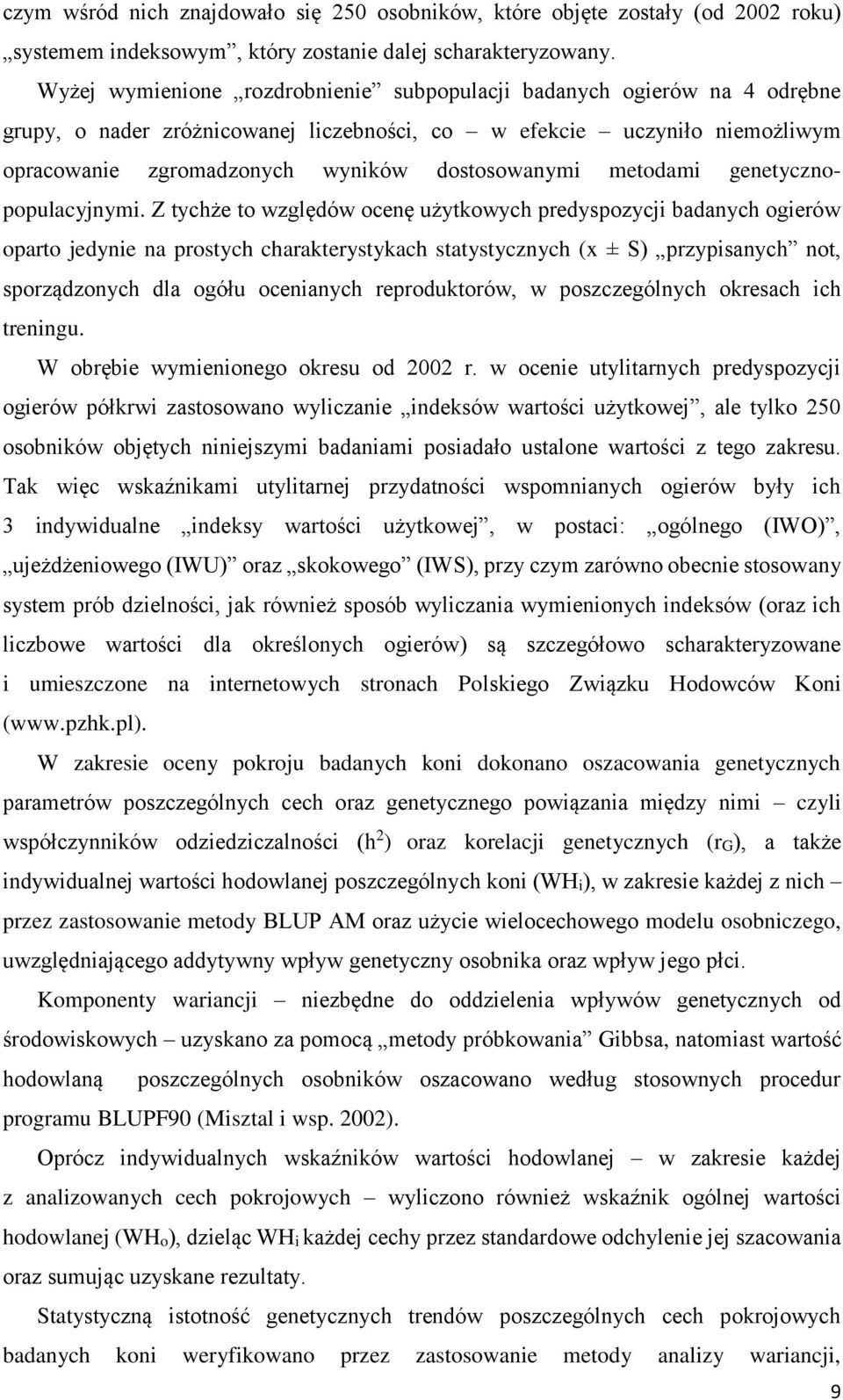 metodami genetycznopopulacyjnymi.