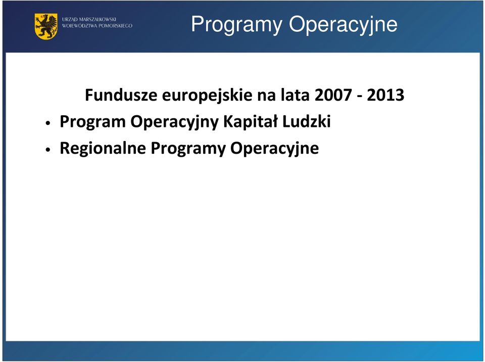 Program Operacyjny Kapitał