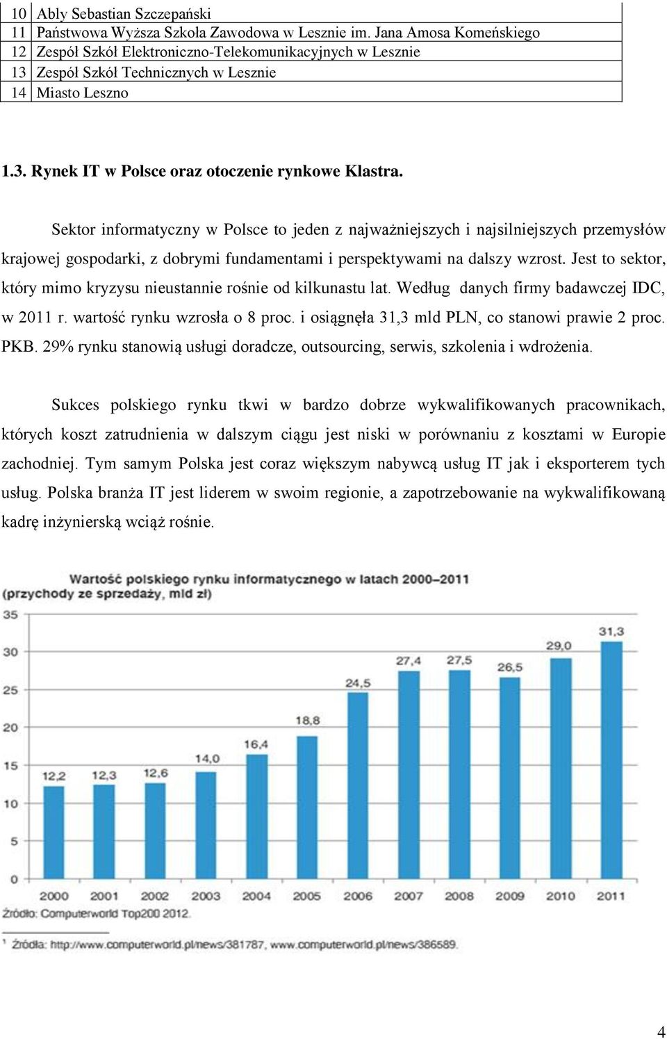 Sektor informatyczny w Polsce to jeden z najważniejszych i najsilniejszych przemysłów krajowej gospodarki, z dobrymi fundamentami i perspektywami na dalszy wzrost.