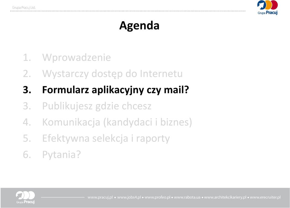 Formularz aplikacyjny czy mail? 3.