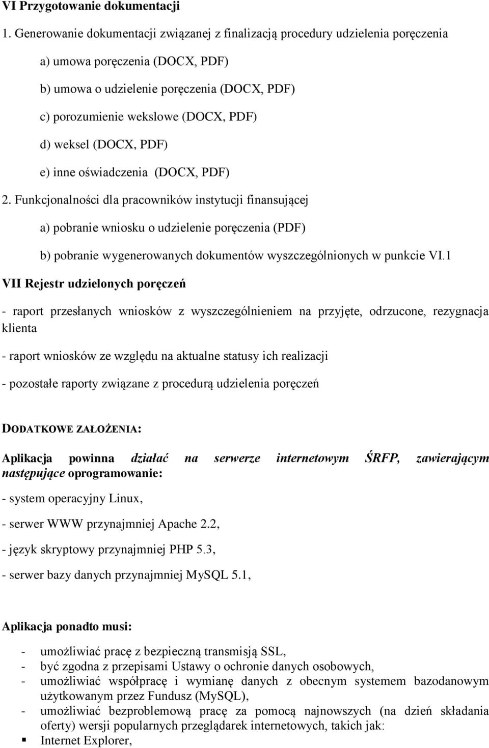 weksel (DOCX, PDF) e) inne oświadczenia (DOCX, PDF) 2.