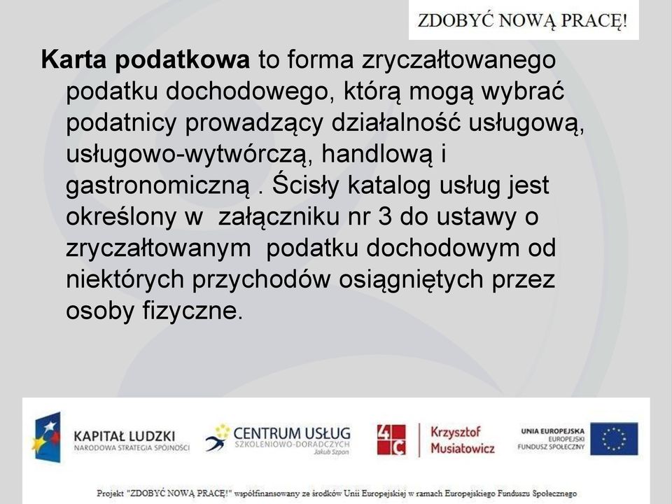 gastronomiczną.