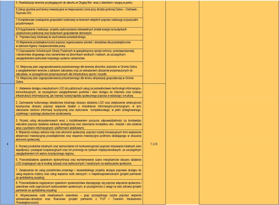 Kompleksowe rozwiązanie gospodarki ściekowej na terenach wiejskich poprzez realizację oczyszczalni przydomowych. 8.