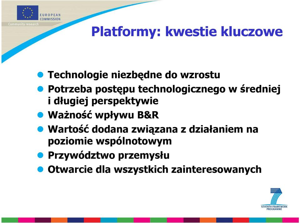 WaŜność wpływu B&R Wartość dodana związana z działaniem na poziomie