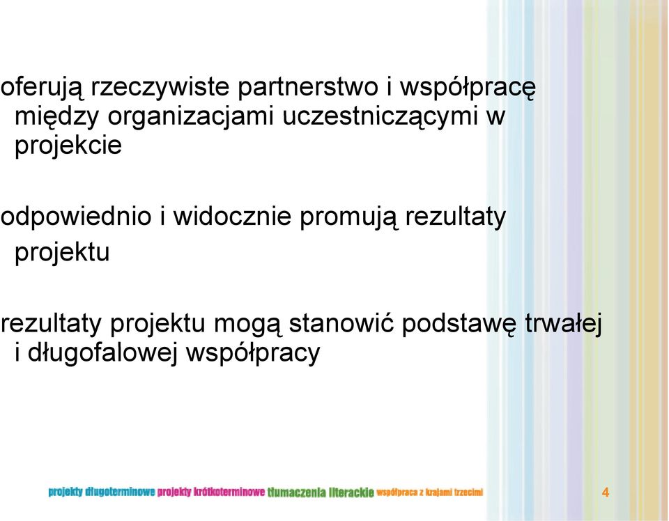 widocznie promują rezultaty projektu rezultaty projektu