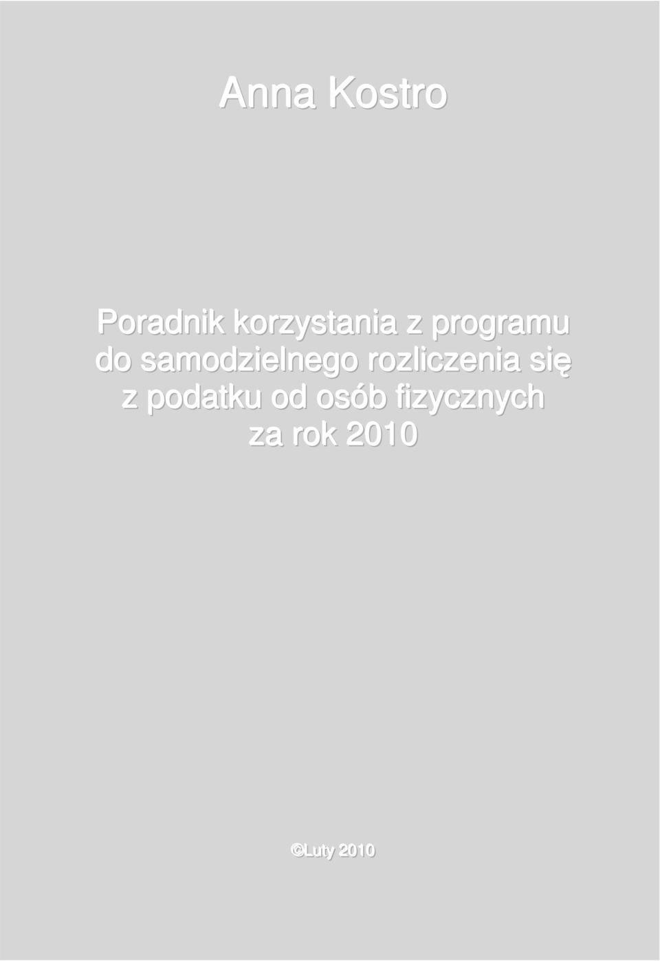 rozliczenia się z podatku od osób