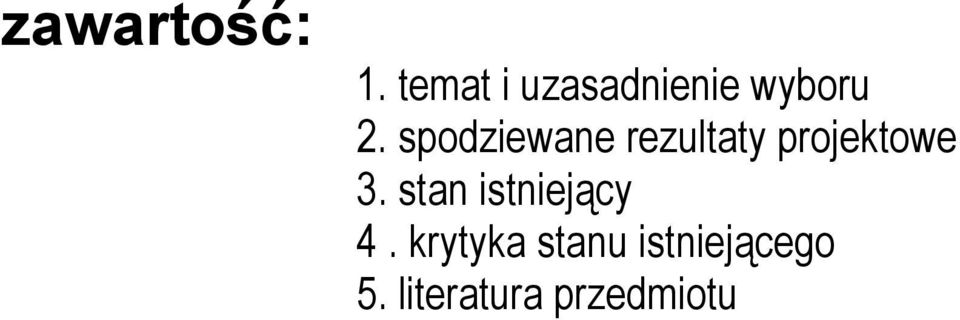 spodziewane rezultaty projektowe 3.