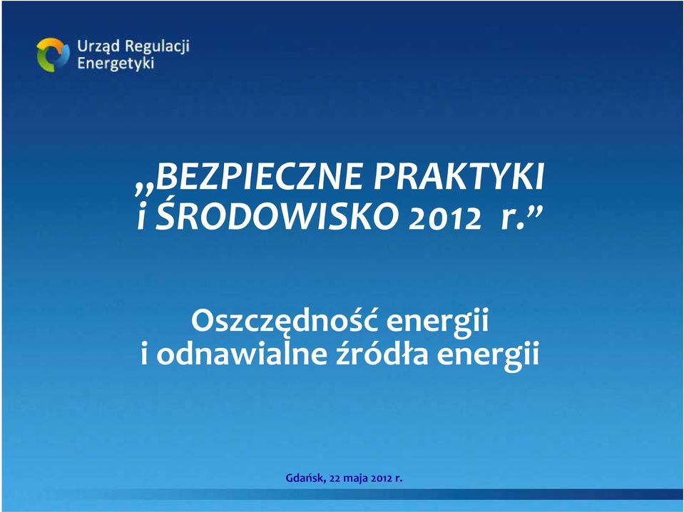Oszczędność energii i