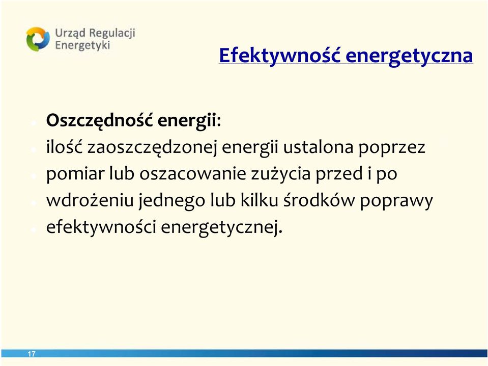 oszacowanie zużycia przed i po wdrożeniu jednego