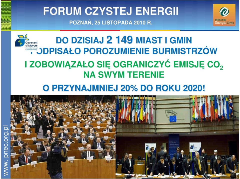 ZOBOWIĄZAŁO SIĘ OGRANICZYĆ EMISJĘ CO 2