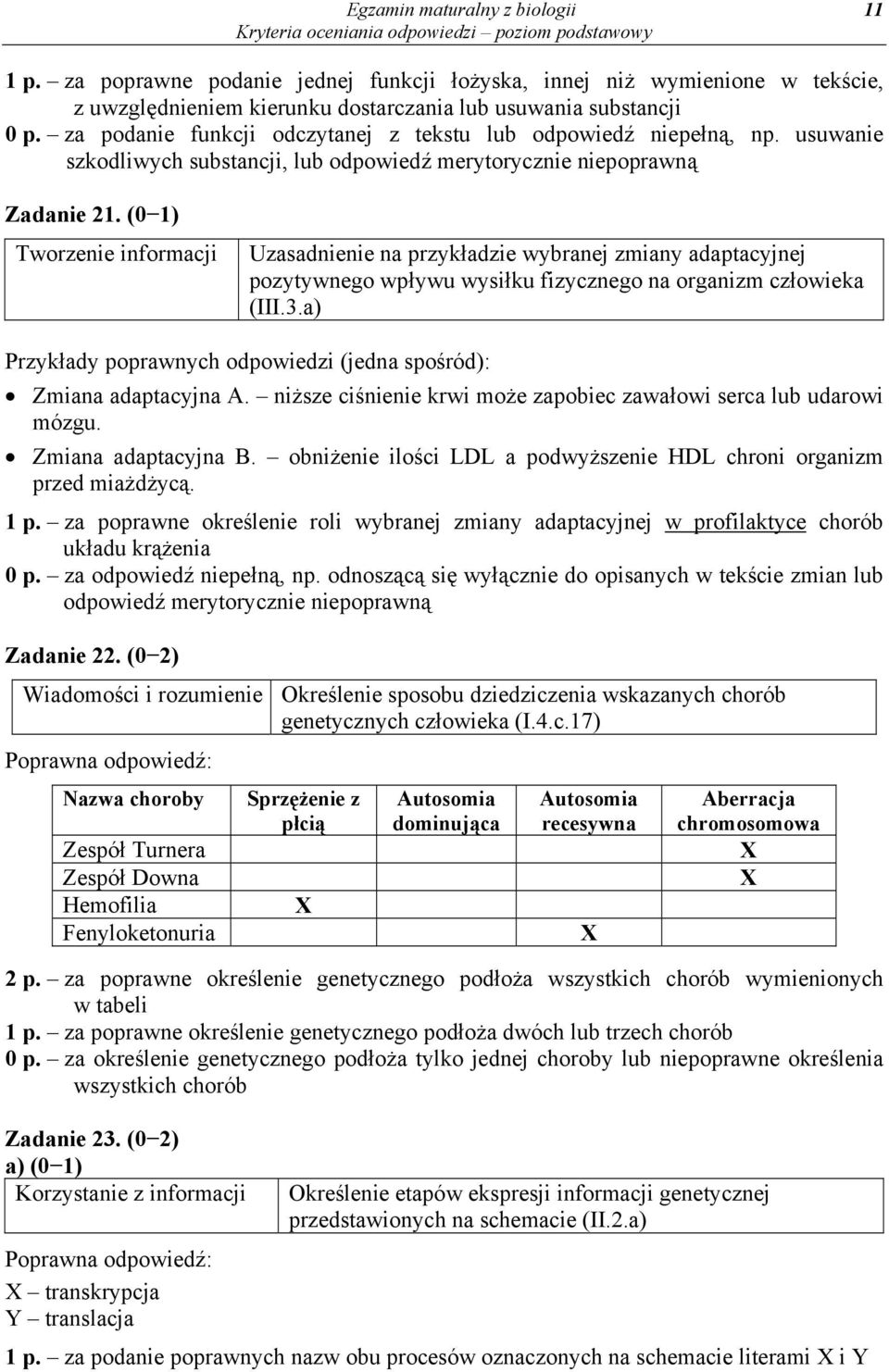 (0 1) Uzasadnienie na przykładzie wybranej zmiany adaptacyjnej pozytywnego wpływu wysiłku fizycznego na organizm człowieka (III.3.a) Zmiana adaptacyjna A.