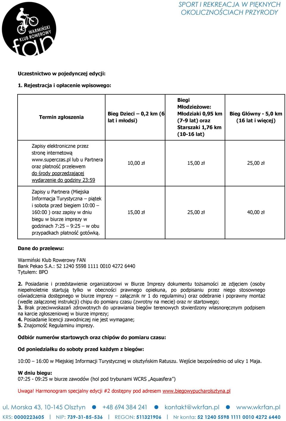 i więcej) Zapisy elektroniczne przez stronę internetową www.superczas.