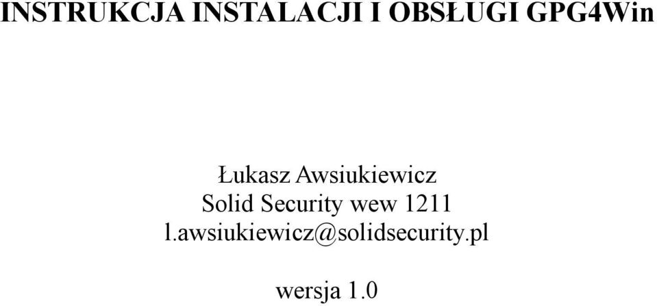Solid Security wew 1211 l.