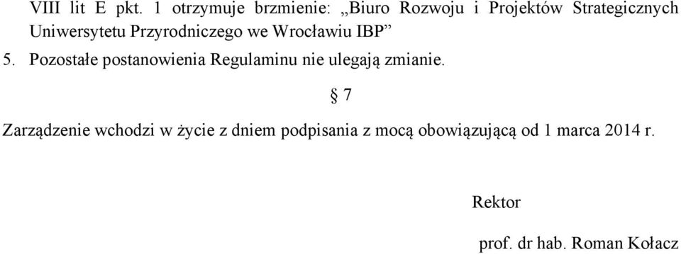 Przyrodniczego we Wrocławiu IBP 5.