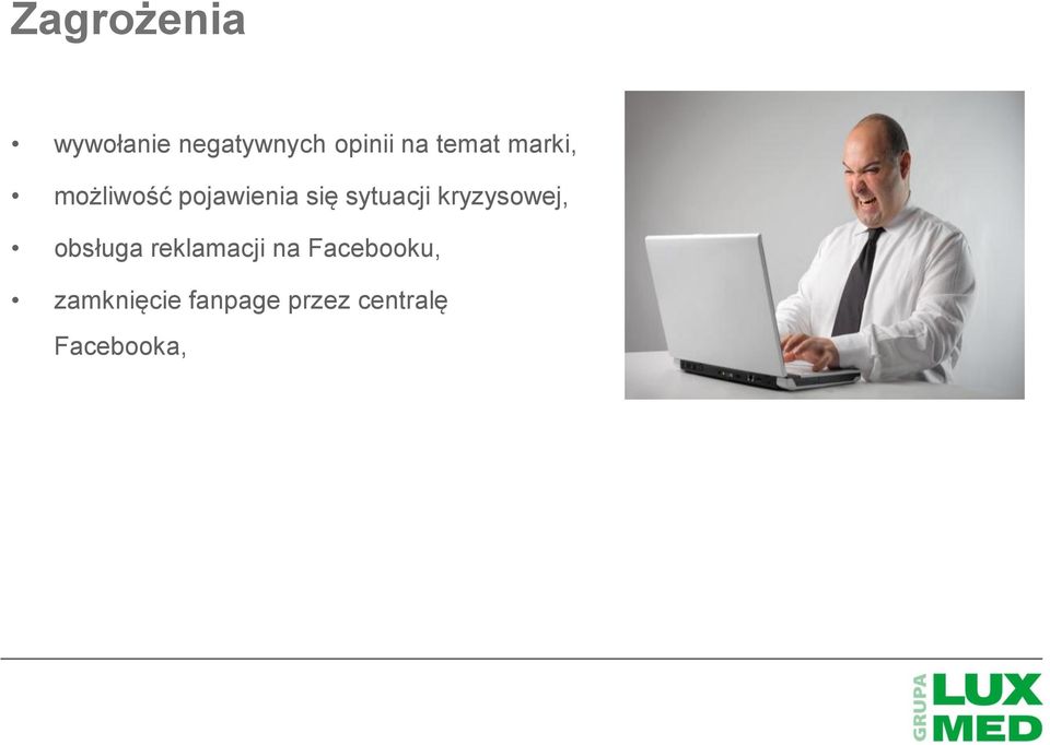 sytuacji kryzysowej, obsługa reklamacji na