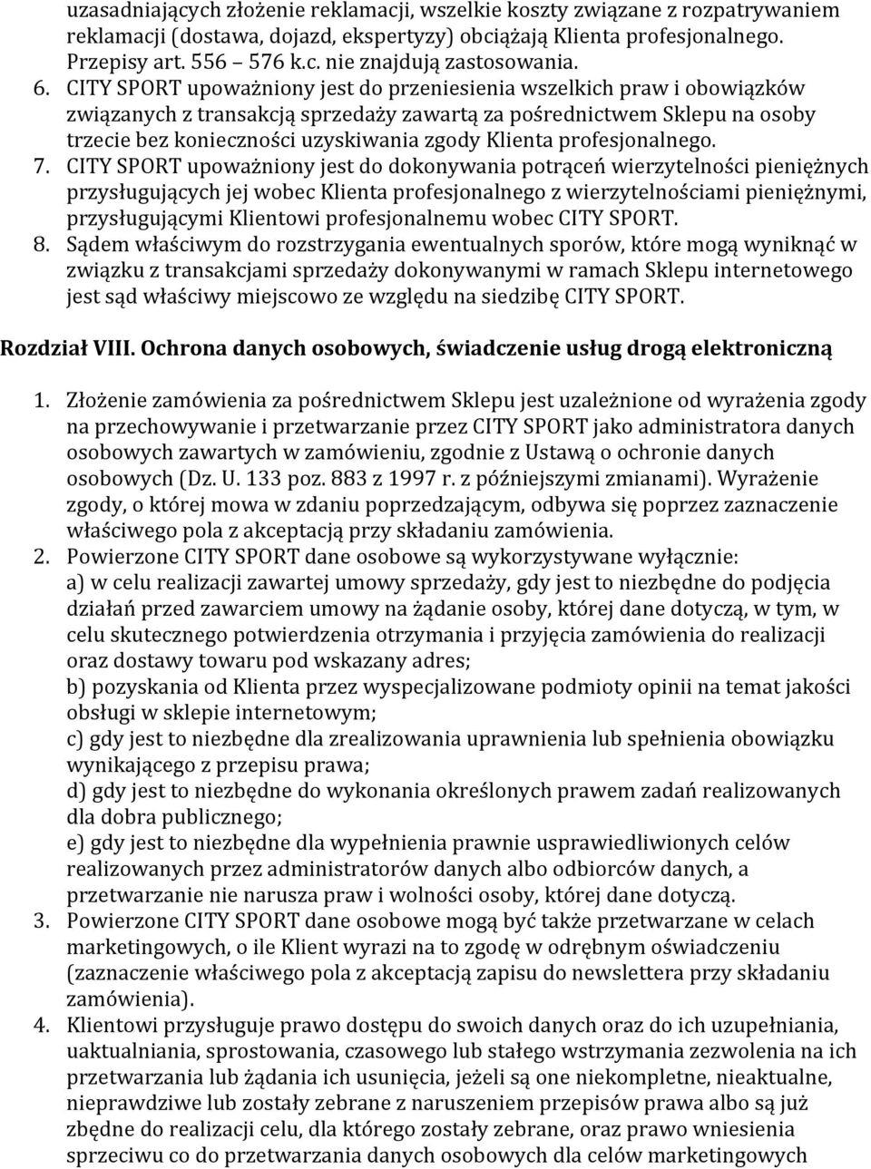 Klienta profesjonalnego. 7.