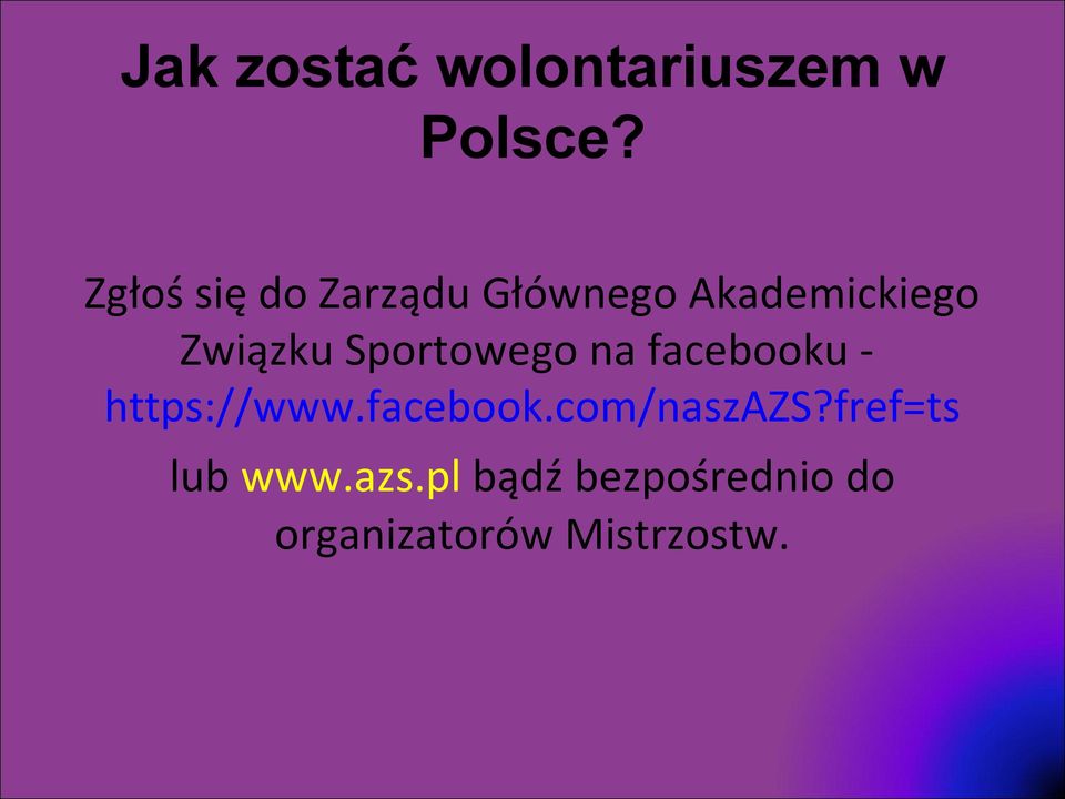 Sportowego na facebooku https://www.facebook.com/naszazs?