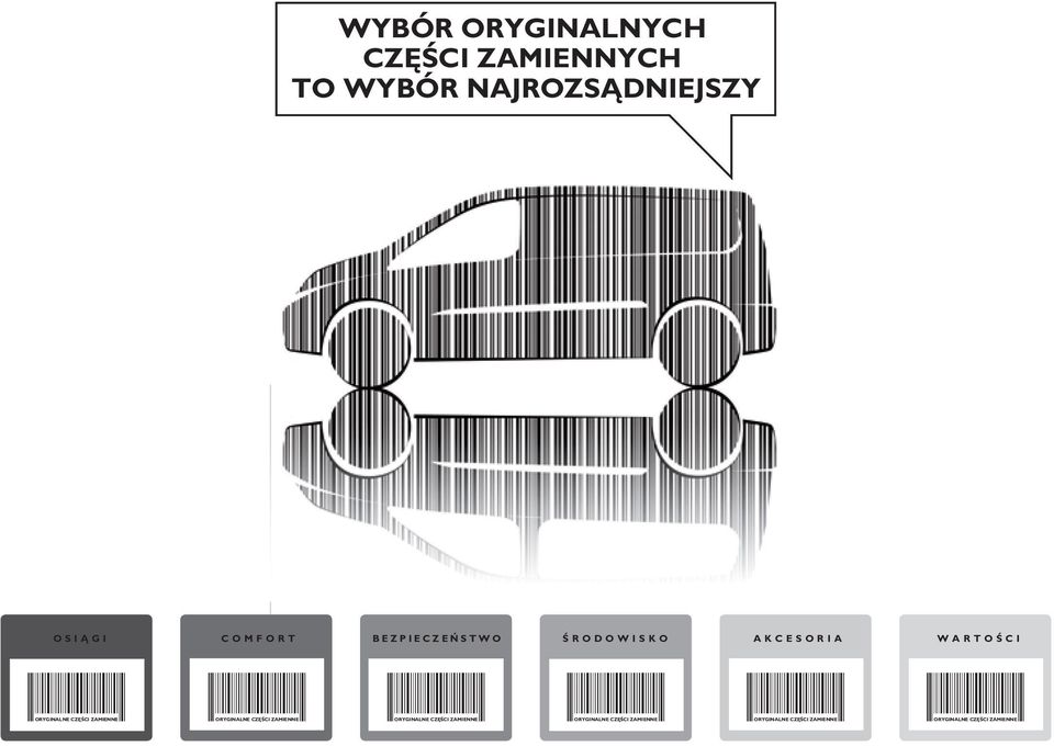 ZAMIENNE ORYGINALNE CZĘŚCI ZAMIENNE ORYGINALNE CZĘŚCI ZAMIENNE