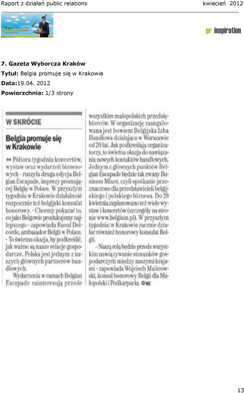 w Krakowie Data:19.04.
