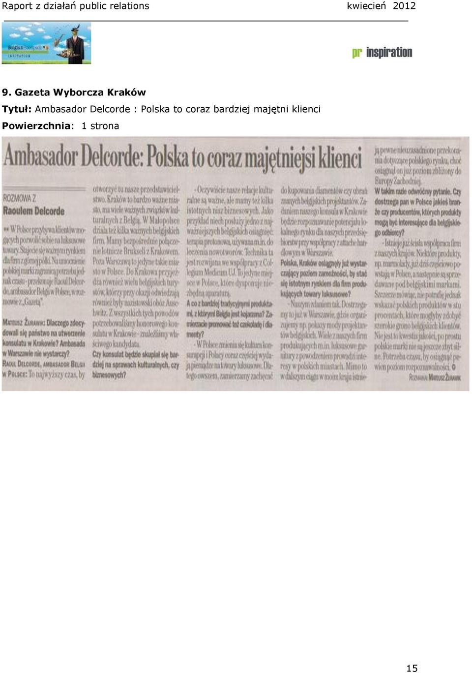 Delcorde : Polska to