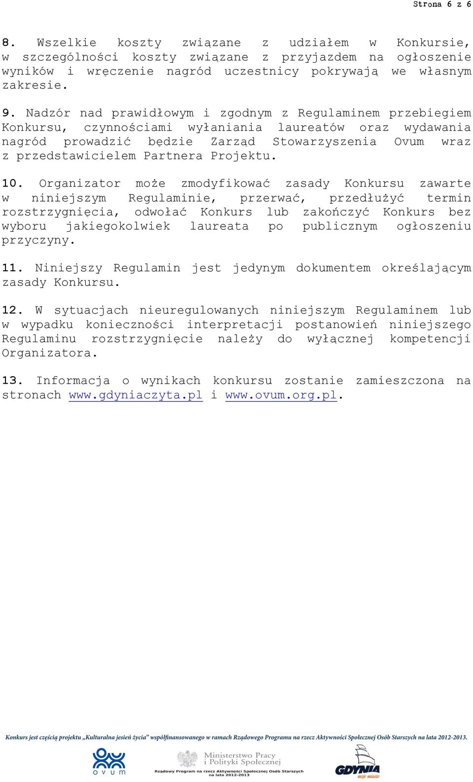 Partnera Projektu. 10.