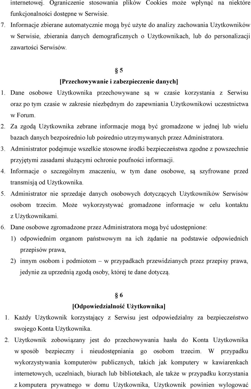 5 [Przechowywanie i zabezpieczenie danych] 1.