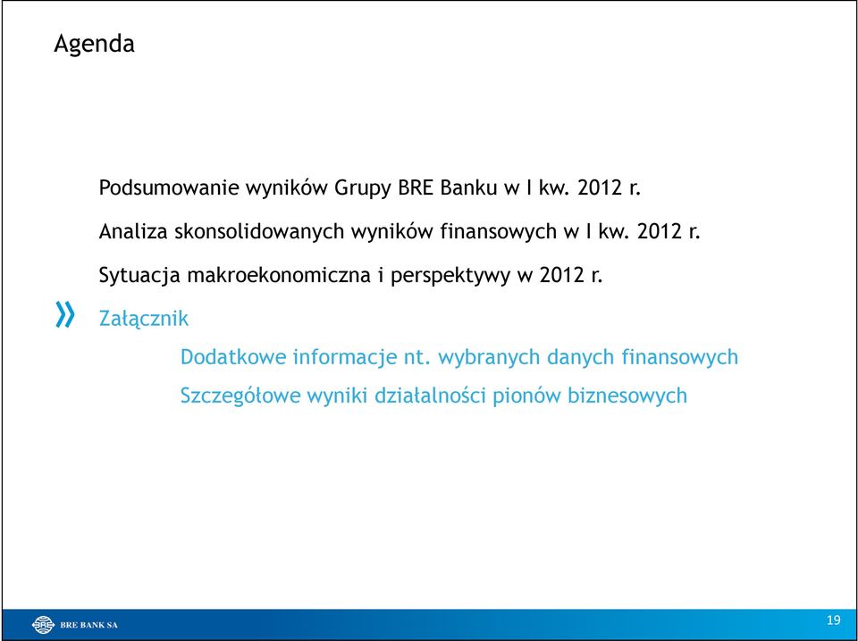 Sytuacja makroekonomiczna i perspektywy w 2012 r.