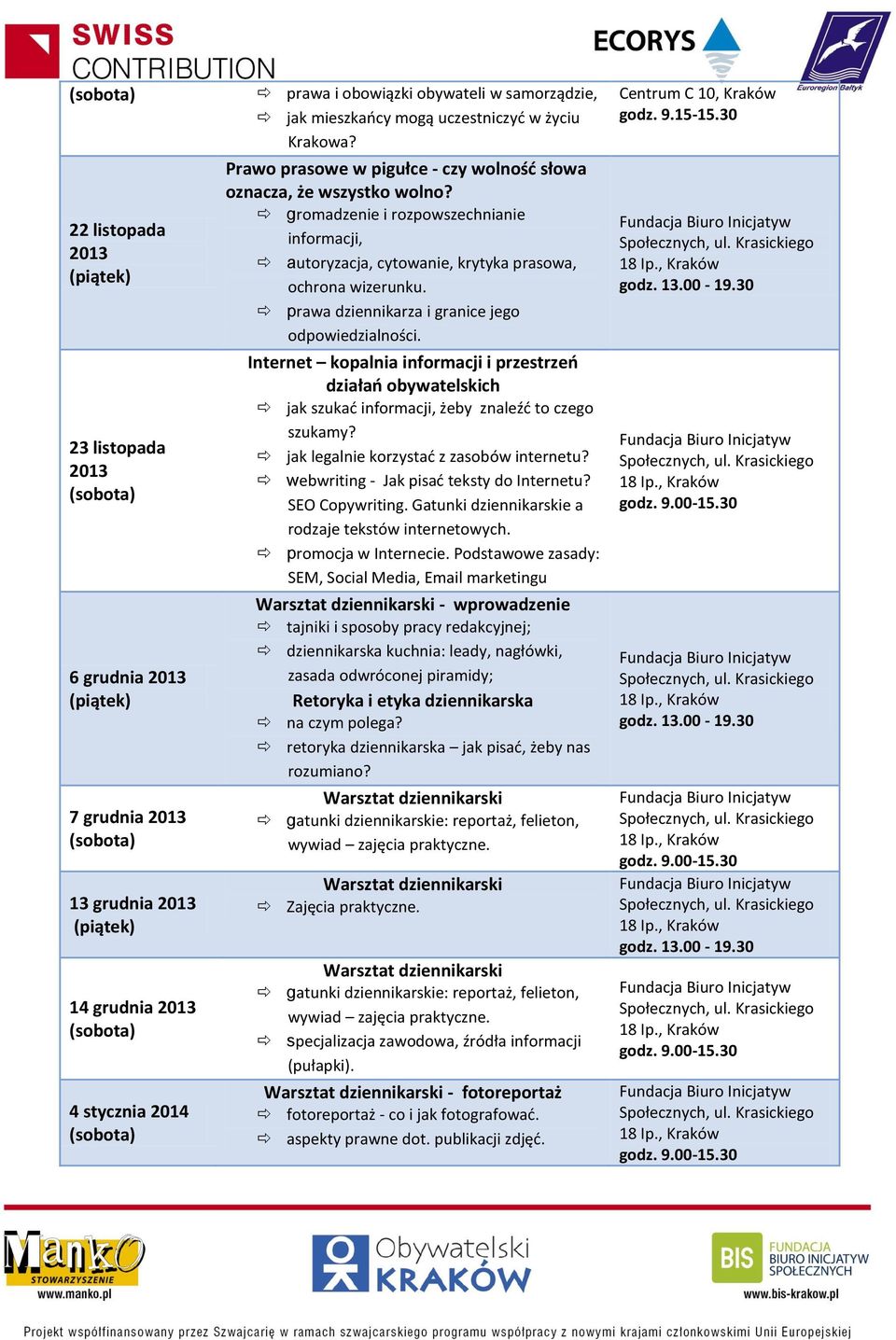 prawa dziennikarza i granice jego odpowiedzialności. Internet kopalnia informacji i przestrzeo działao obywatelskich jak szukad informacji, żeby znaleźd to czego szukamy?