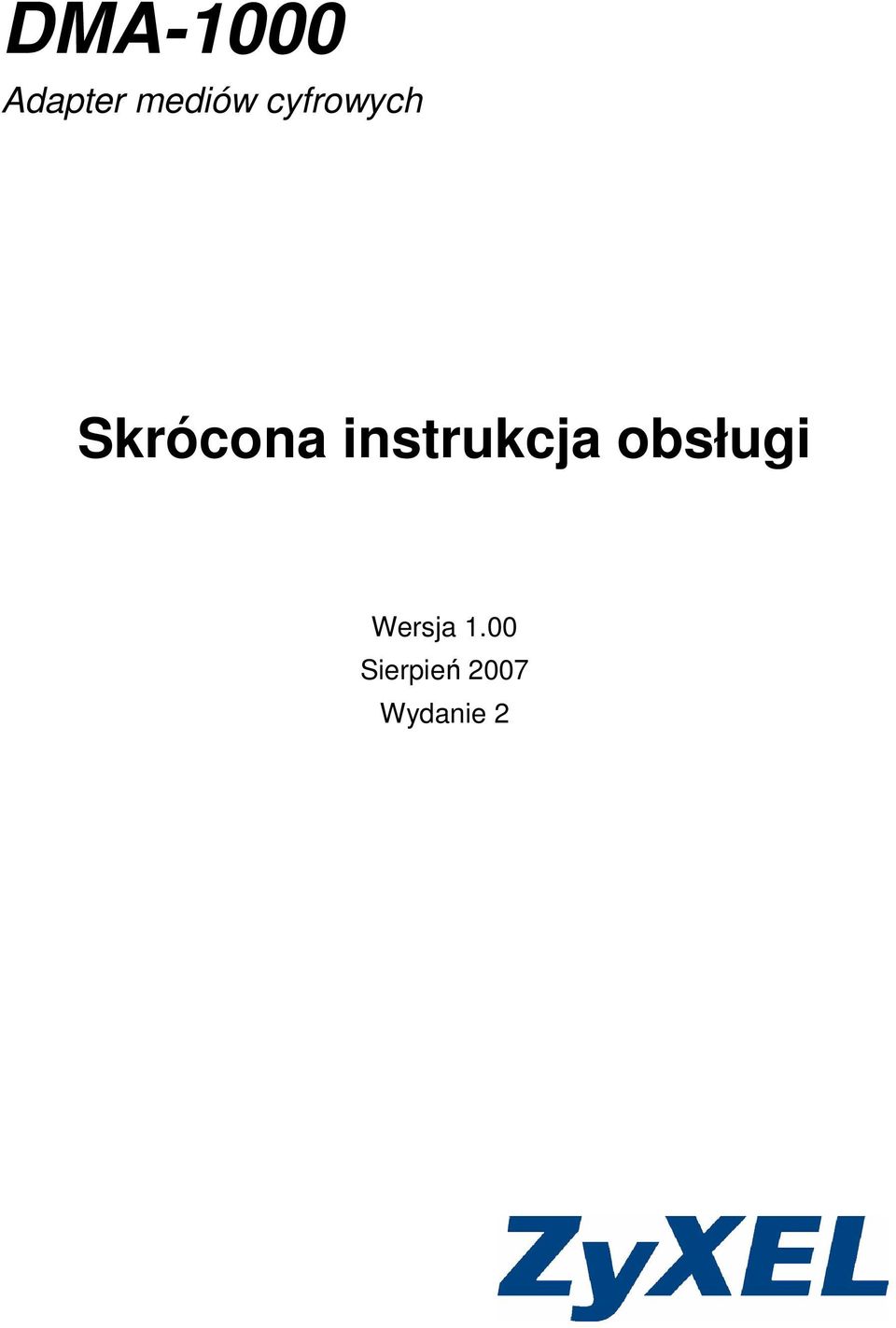 instrukcja obsługi