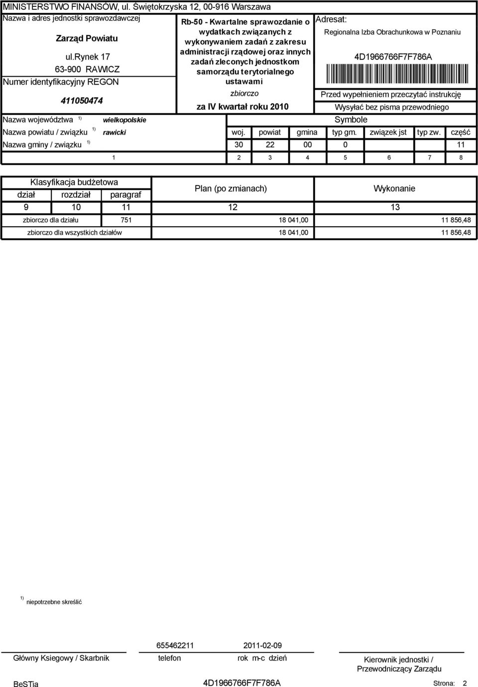 zbiorczo dla działu 75 4, 56,4 zbiorczo dla