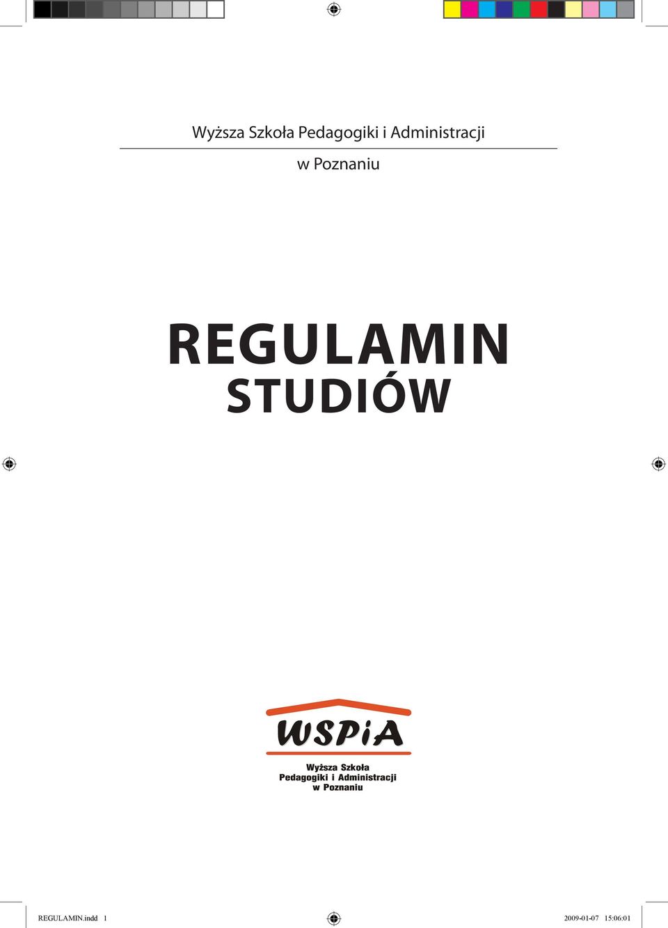 Regulamin Studiów