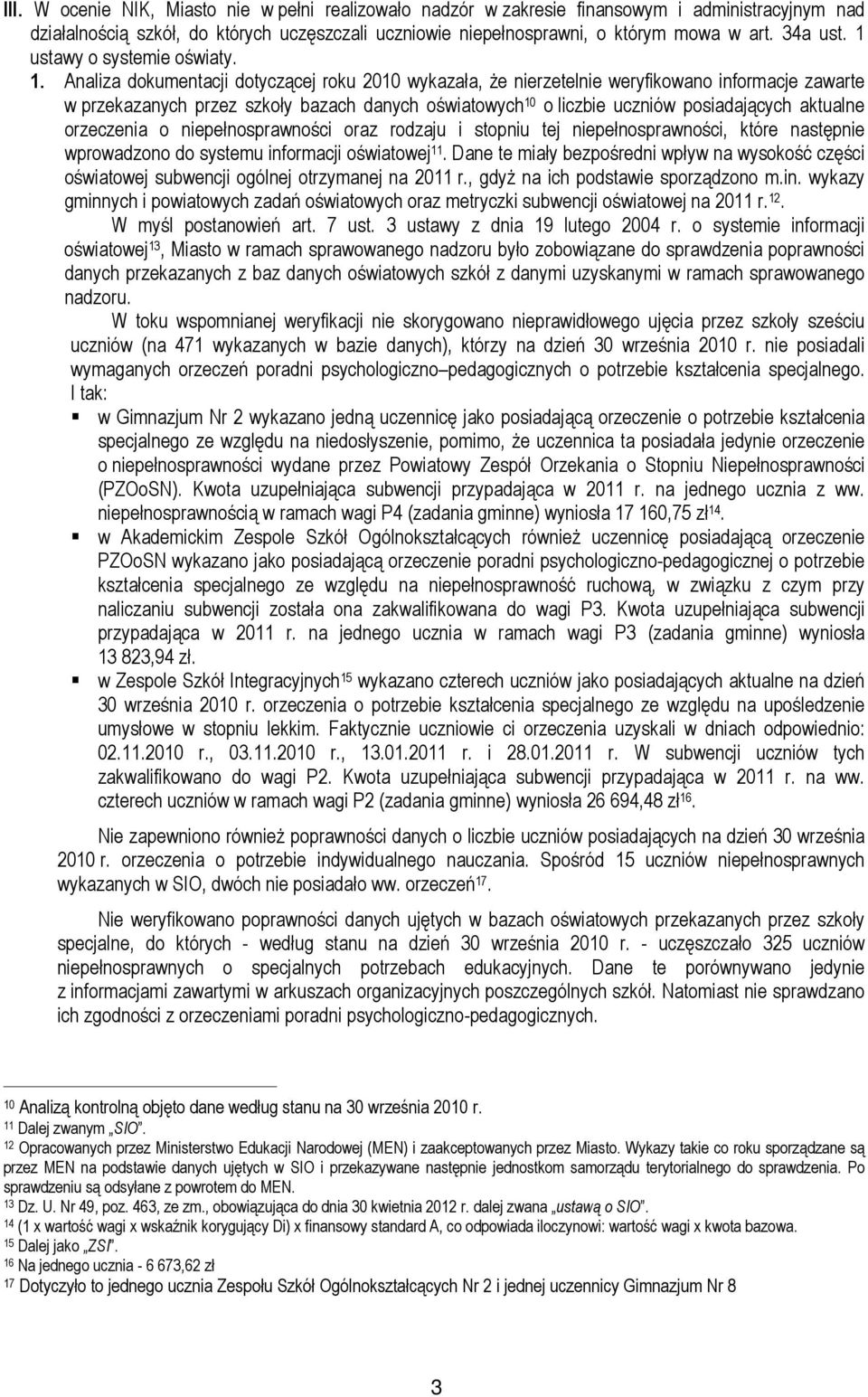 ustawy o systemie oświaty. 1.