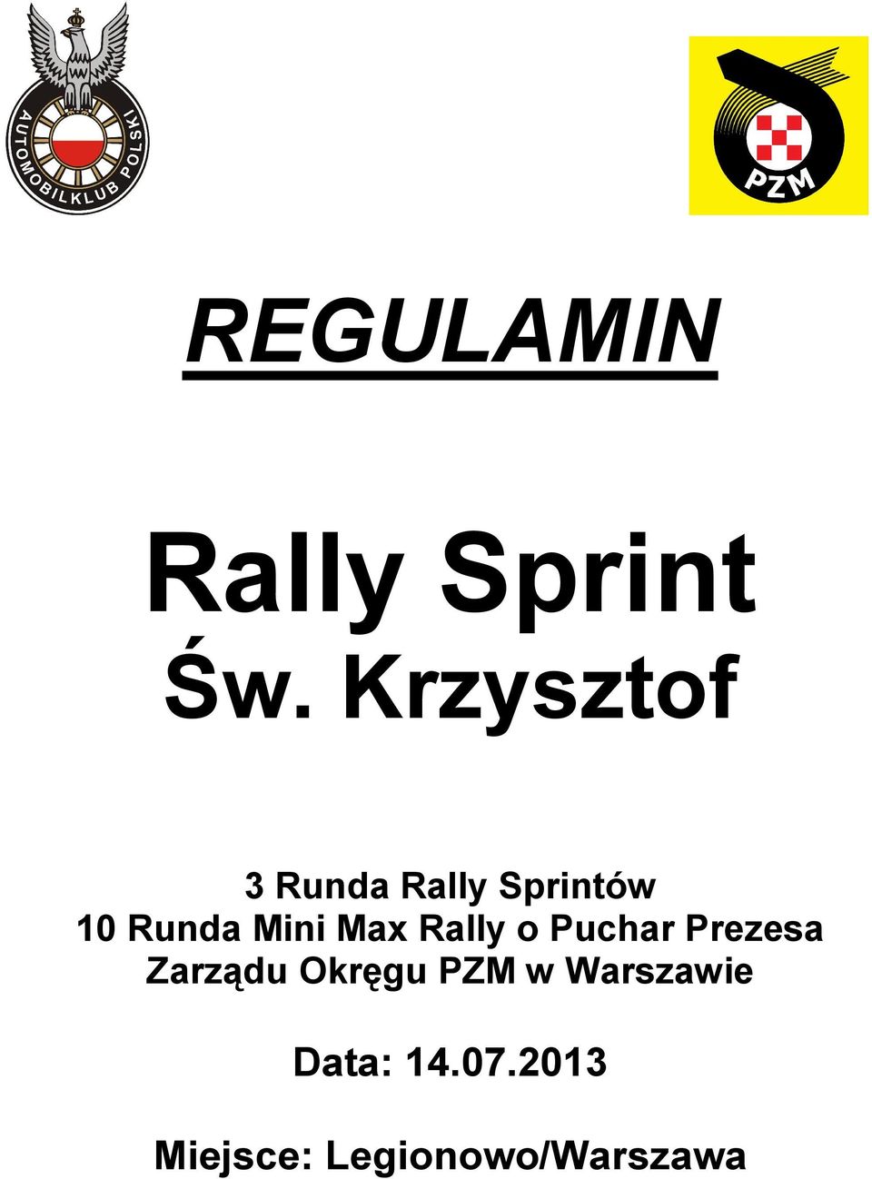 Mini Max Rally o Puchar Prezesa Zarządu