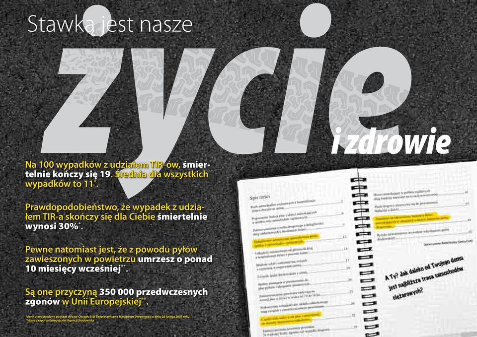 Pewne natomiast jest, że z powodu pyłów zawieszonych w powietrzu umrzesz o ponad 10 miesięcy wcześniej **.
