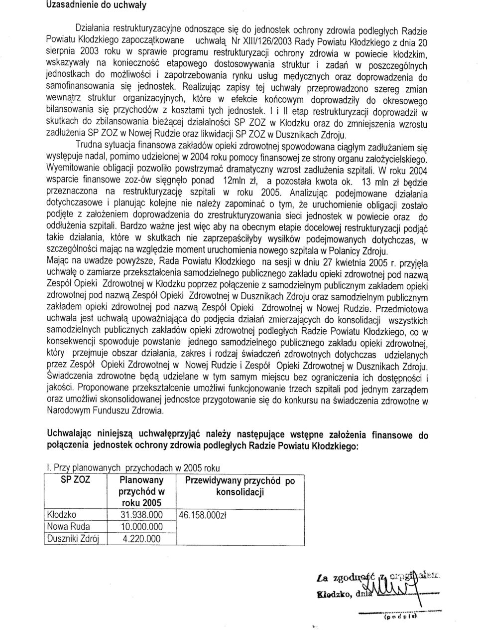 mozliwosci i zapotrzebowania rynku uslug medycznych oraz doprowadzenia samofinansowania siq jednostek.