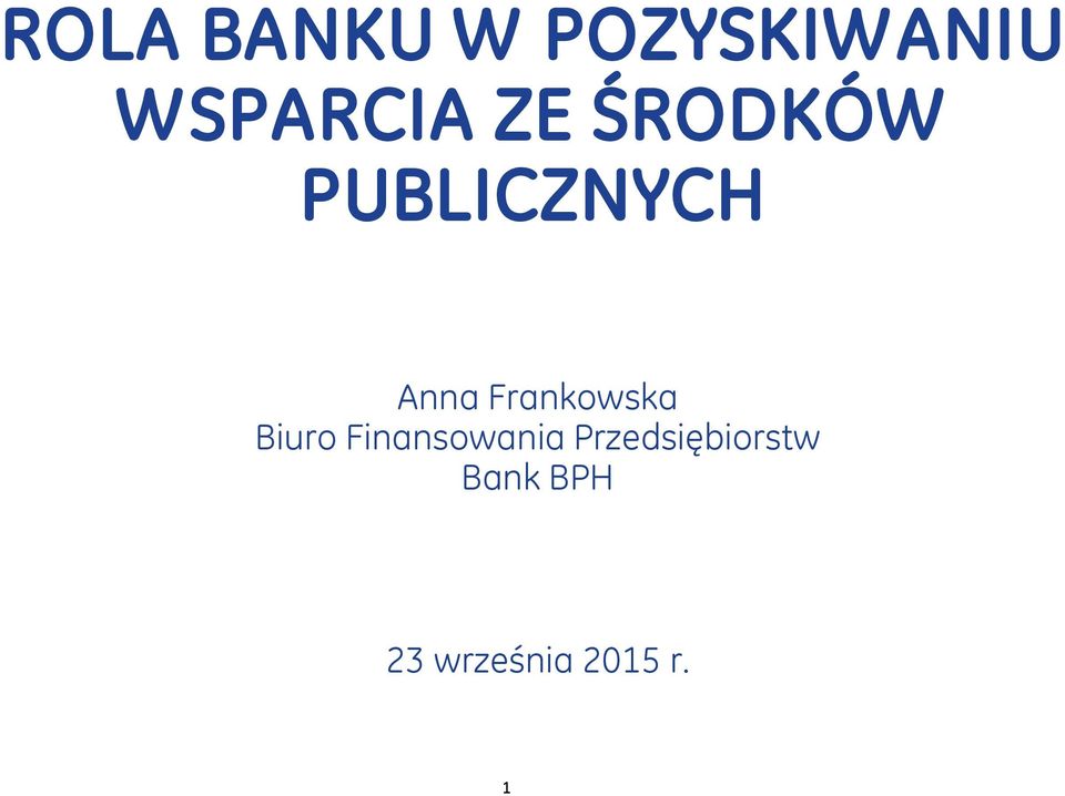 Frankowska Biuro Finansowania