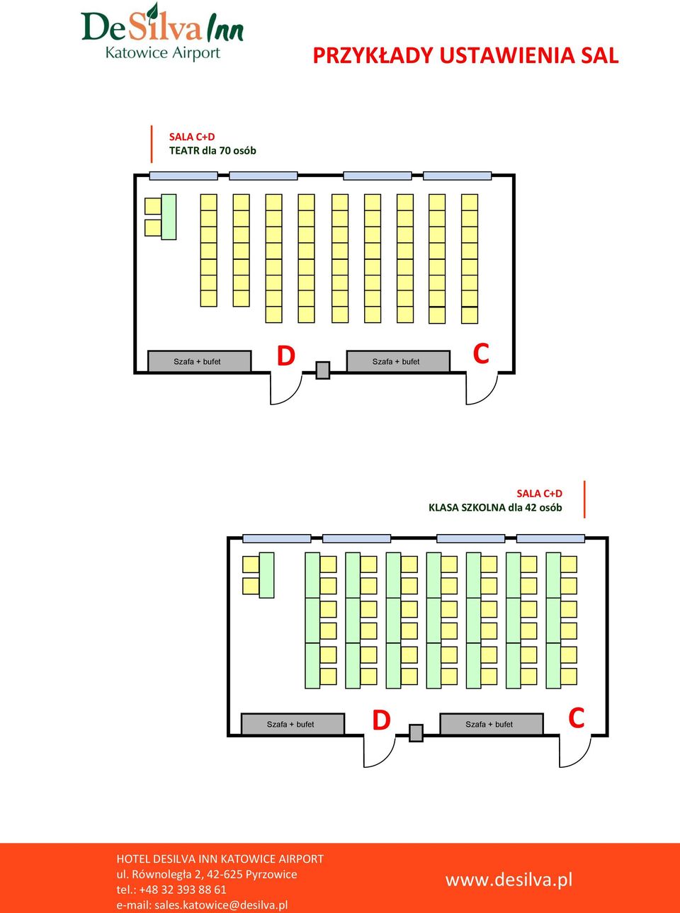 70 osób SALA + KLASA