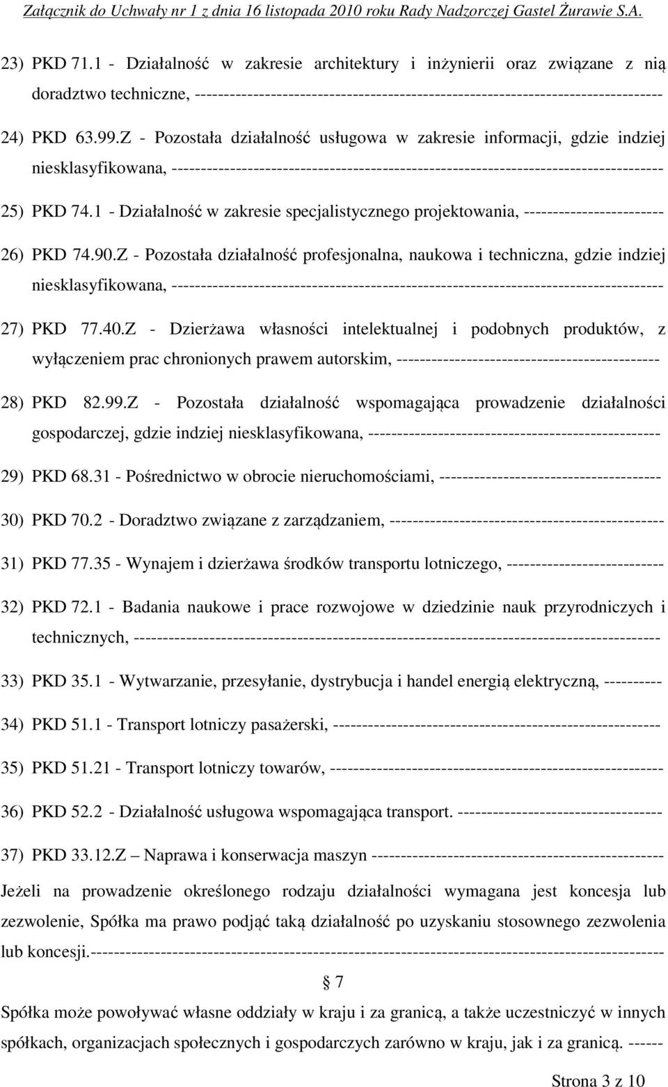 1 - Działalność w zakresie specjalistycznego projektowania, ------------------------ 26) PKD 74.90.