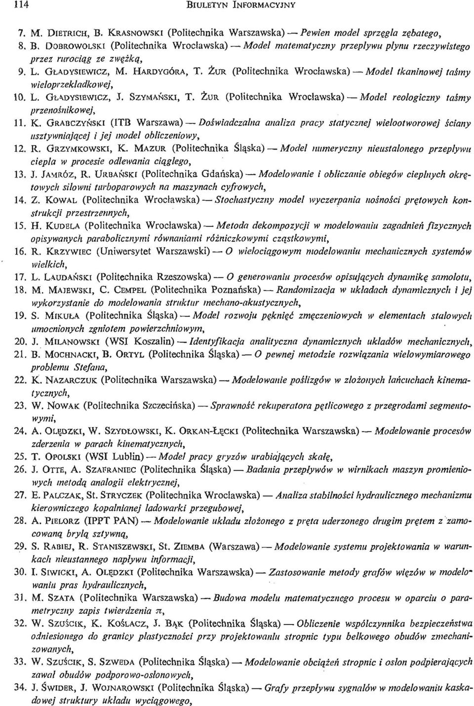 Ż UR (Politechnika Wrocławska) Model reologiczny taś my przenoś nikawej, 11. K.