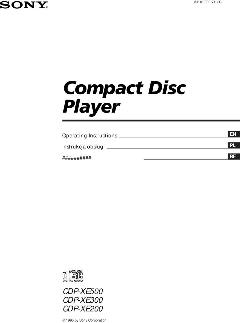 ########## EN PL RF CDP-XE500